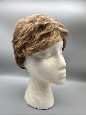 Estetica Designs Short Pixie Wig Light Brown Blonde Layered Synthetic Hair